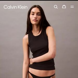 Calvin Klein Black Tank Top